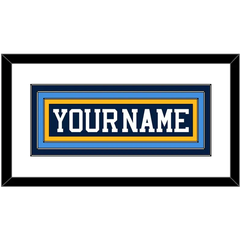 Pittsburgh Nameplate - Road Blue (1977-1980) - Triple Mat 1