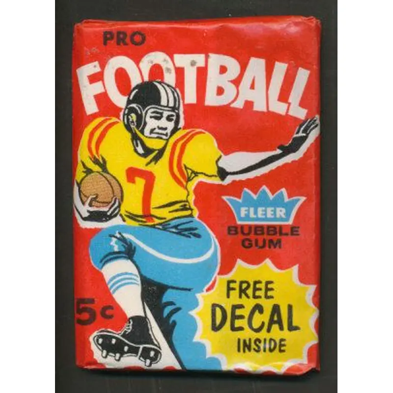 1960 Fleer Football Unopened Wax Pack