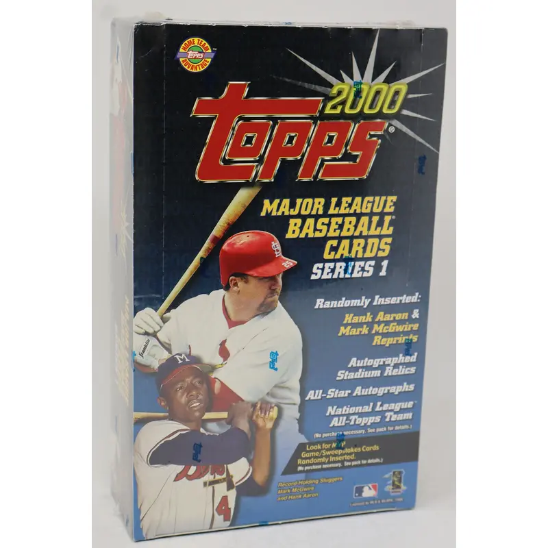 2000 Topps Baseball Series 1 Jumbo Box (HTA) (12/40)