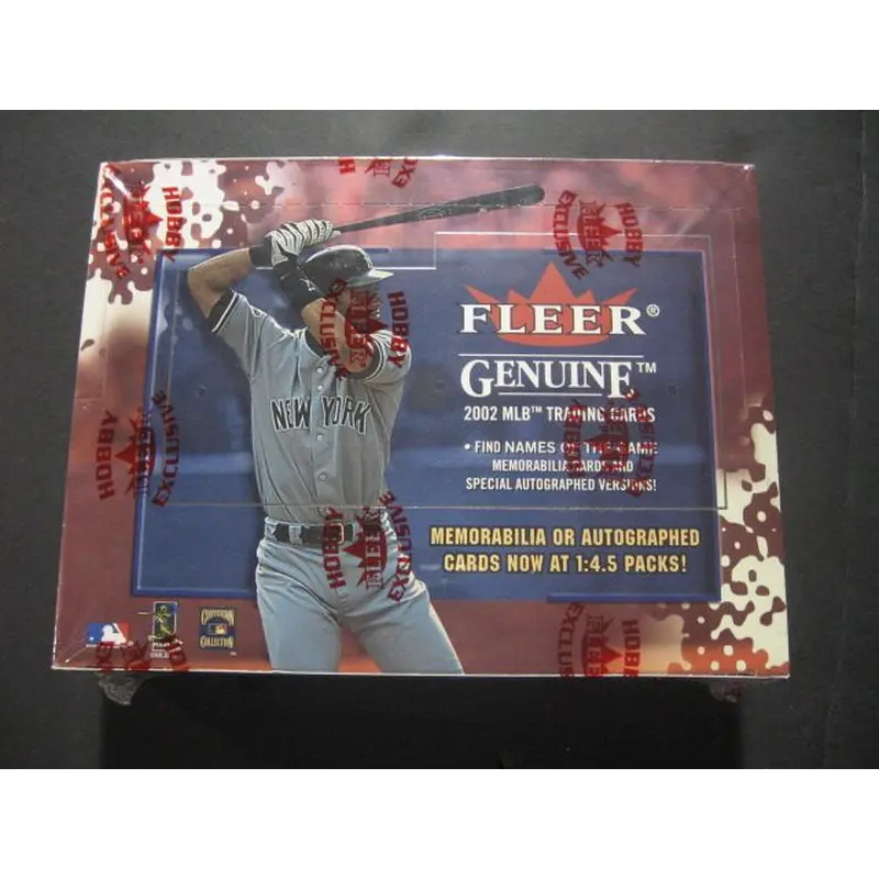 2002 Fleer Genuine Baseball Box (Hobby)