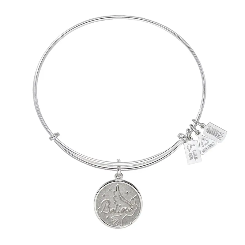 Believe Charm Bangle