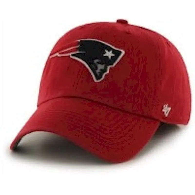 New England Patriots Hat Fitted Red/Elvis Head *Specify Size*