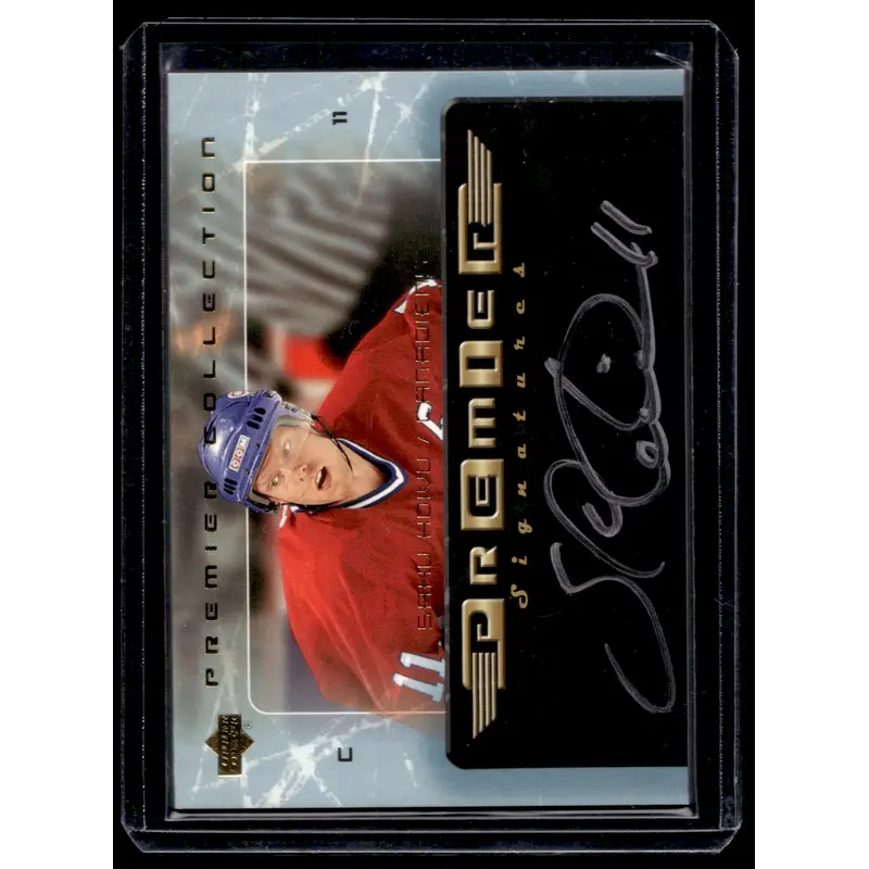 2003-04 Upper Deck Premier Collection - Premier Signatures - Saku Koivu #PS-SK