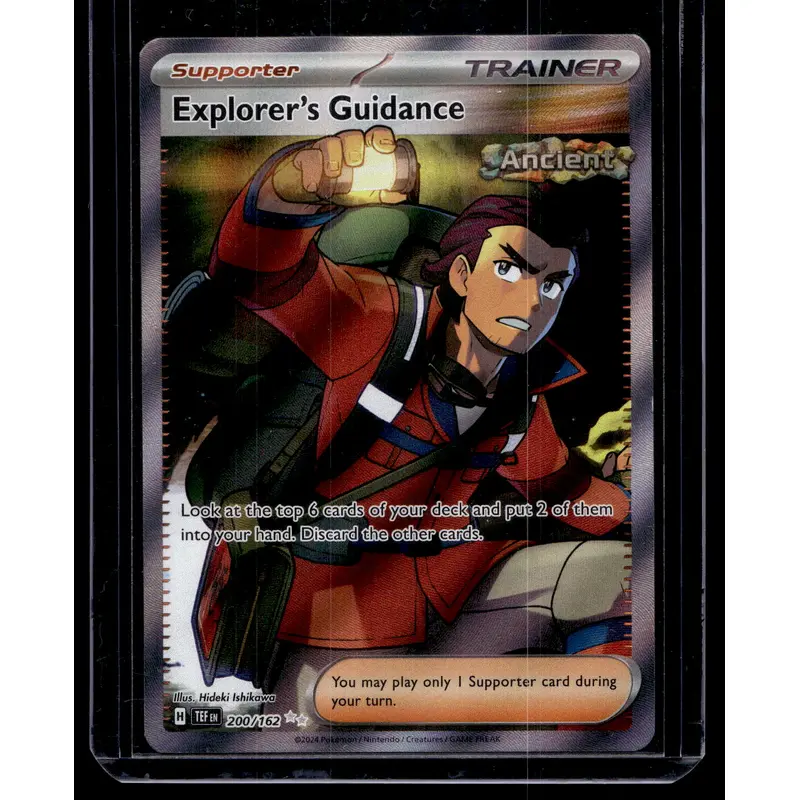 2024 Pokemon - Sword & Shield - Temporal Forces - Ultra Rare - Explorer's Guidance #200