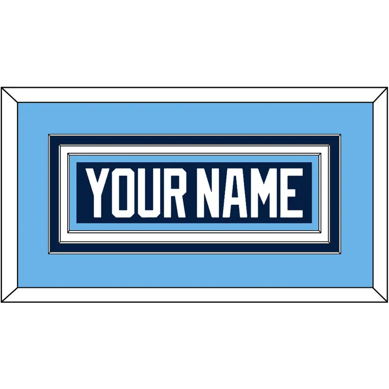 Pittsburgh Nameplate - 2011 Winter Classic Blue - Triple Mat 2