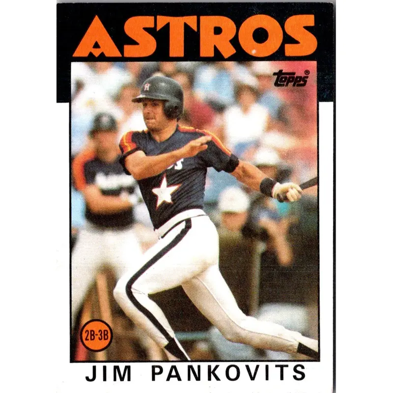 1986 Topps Jim Pankovits #618