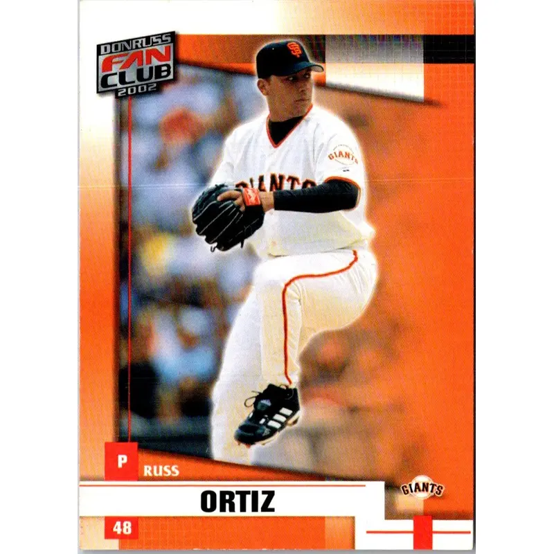 2002 Donruss Fan Club Russ Ortiz #112