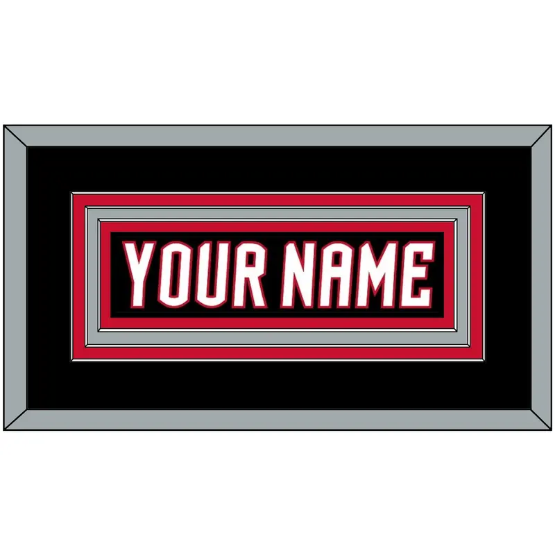 Buffalo Nameplate - Alternate Black - Triple Mat 2