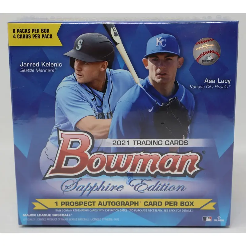 2021 Bowman Baseball Sapphire Edition Box (Hobby) (8/4)