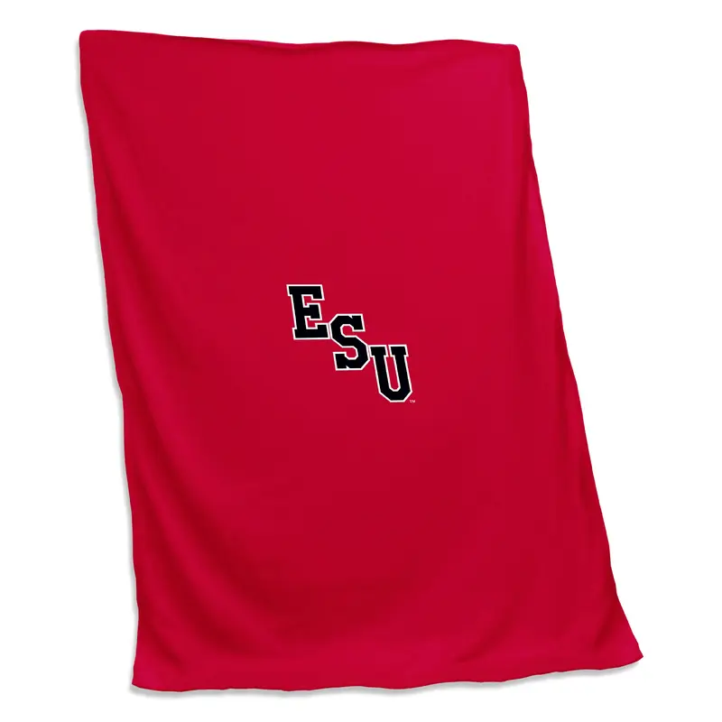 East Stroudsburg Red Sweatshirt Blanket (Screened)