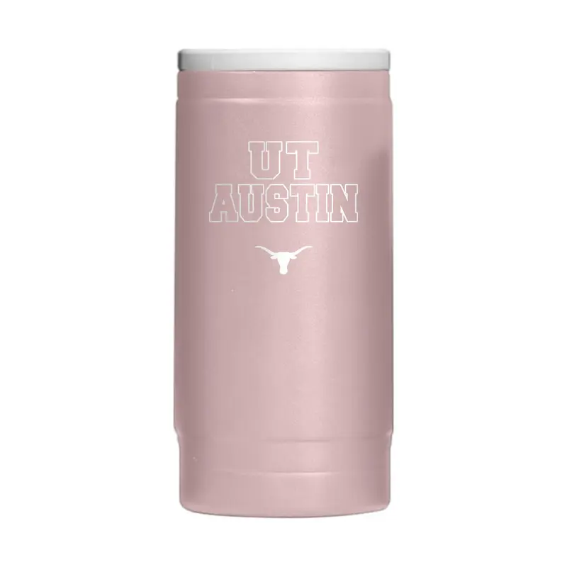 Texas 12oz Stencil Powder Coat Slim Can Coolie