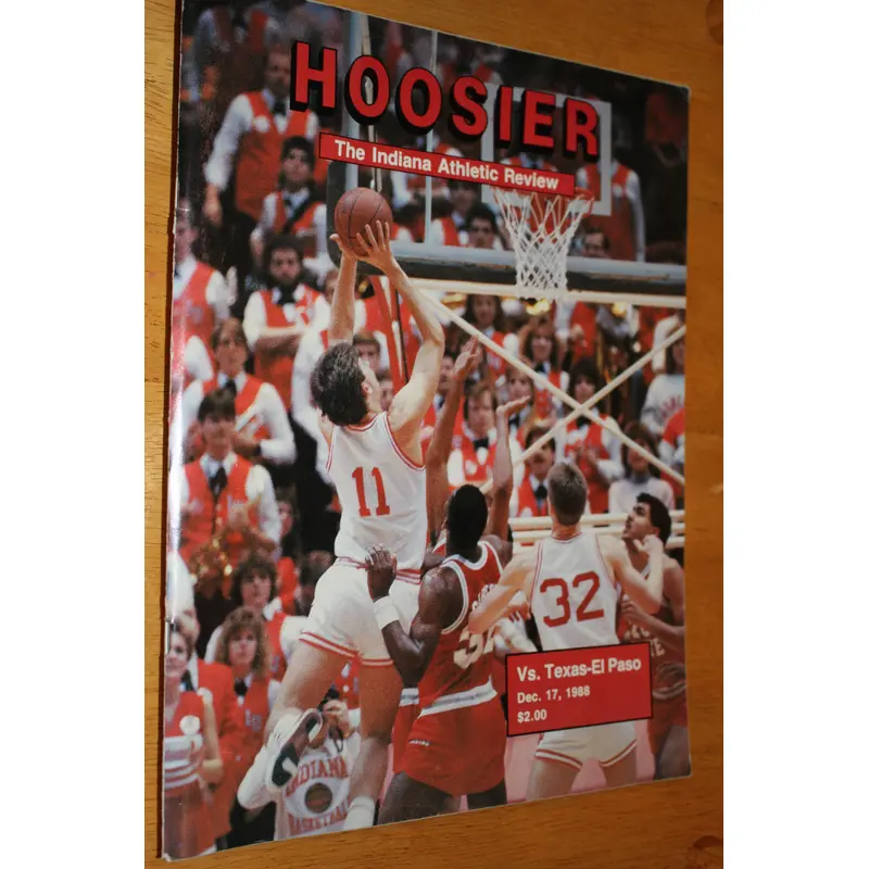 1988 Indiana University vs Texas El-Paso Basketball Program