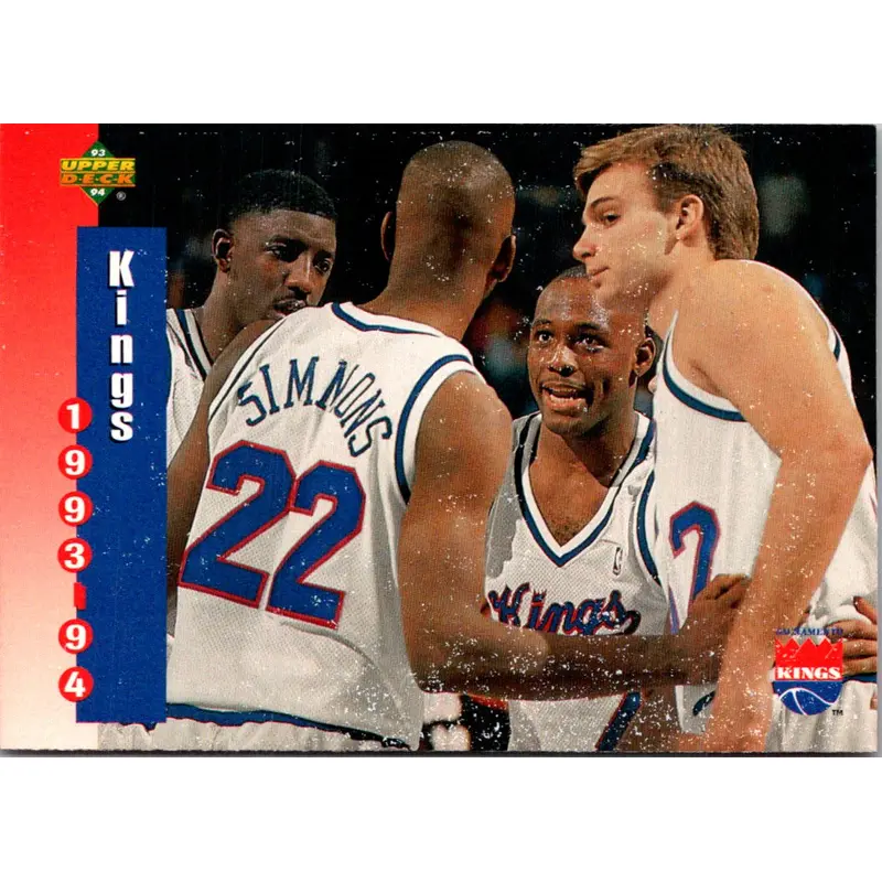 1993 Upper Deck Sacramento Kings #232
