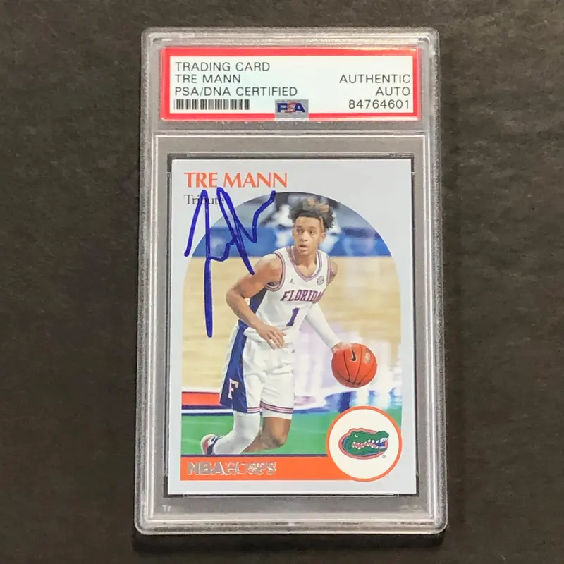 2021 Panini Chronicles Draft Picks #71 Tre Mann Signed AUTO 10 PSA Slabbed Florida