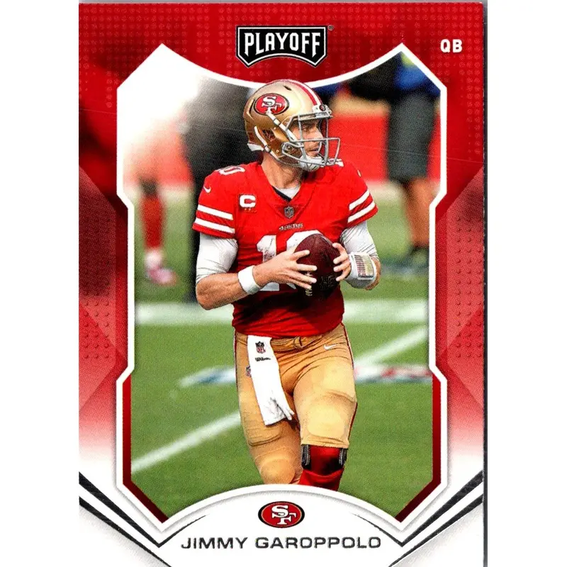 2021 Panini Playoff Red Zone Jimmy Garoppolo #188