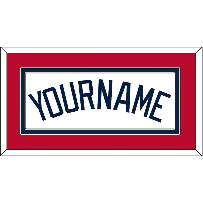 Atlanta Name - Home White - Double Mat 3