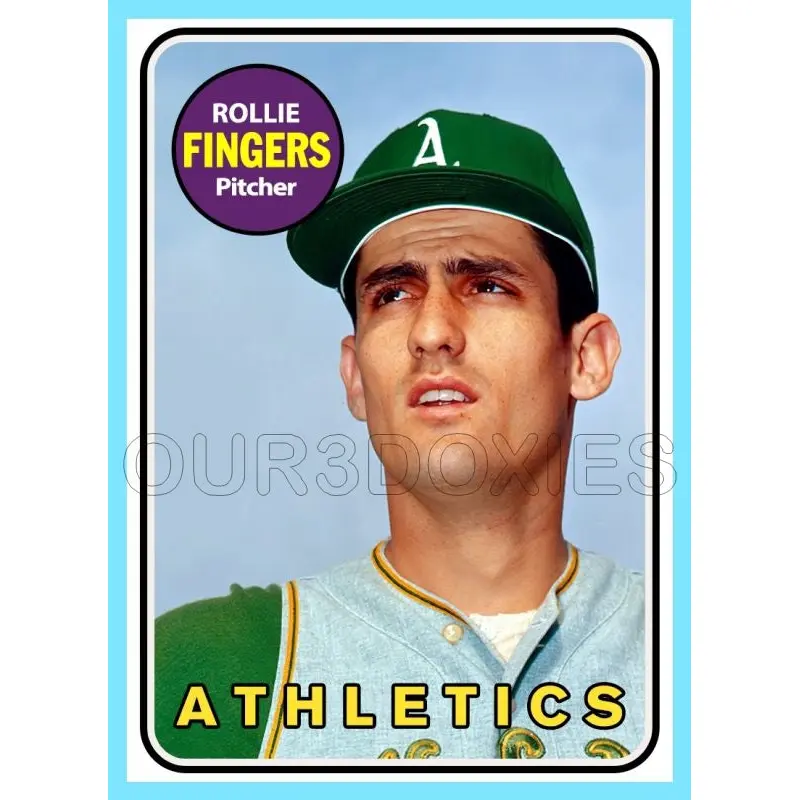 Rollie Fingers 1969 Topps Custom Card - 4531