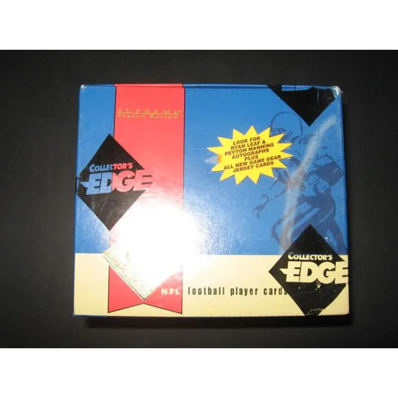 1998 Collectors Edge Supreme Season Review Football Box (Hobby)