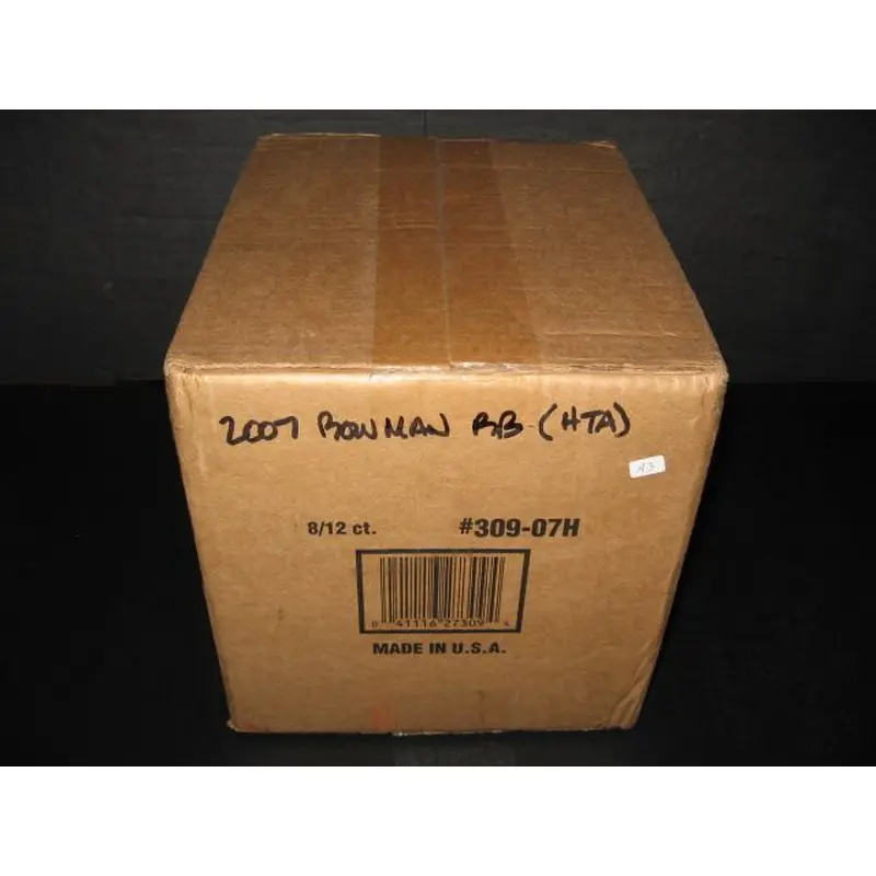 2007 Bowman Baseball Jumbo Case (HTA) (8 Box)