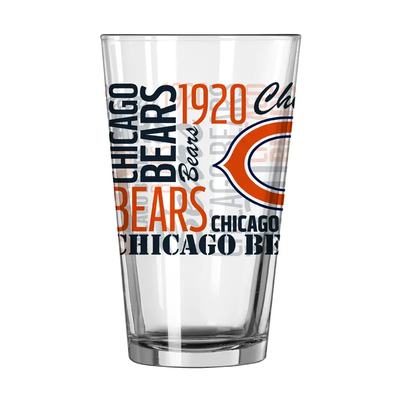 Chicago Bears 16oz Spirit Pint Glass