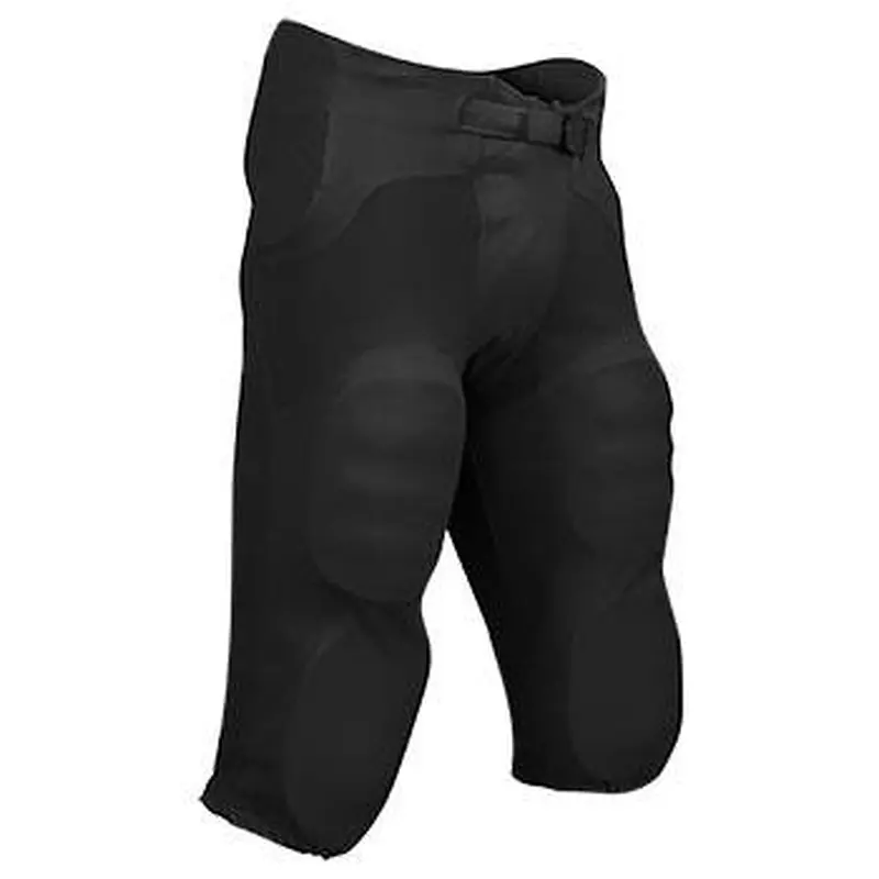 New Champro Safety Integrated Football Pant w/ Pads Black Youth XL