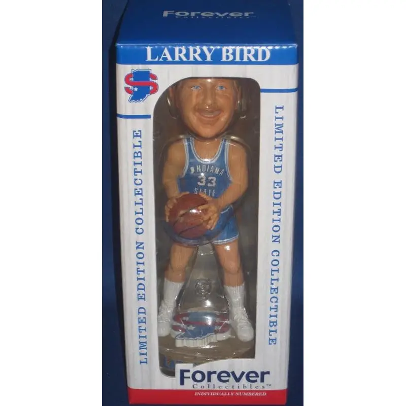 Larry Bird Indiana State University Limited Edition Bobblehead, New In Box!