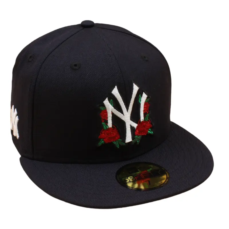 New Era - 59FIFTY - New York Yankees - Floral - Navy/Pink UV