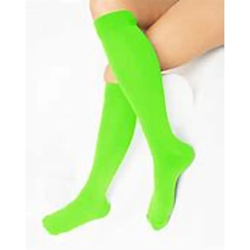 New Champro Neon Green Multi-Sport 100% Polyester Sock Size Small