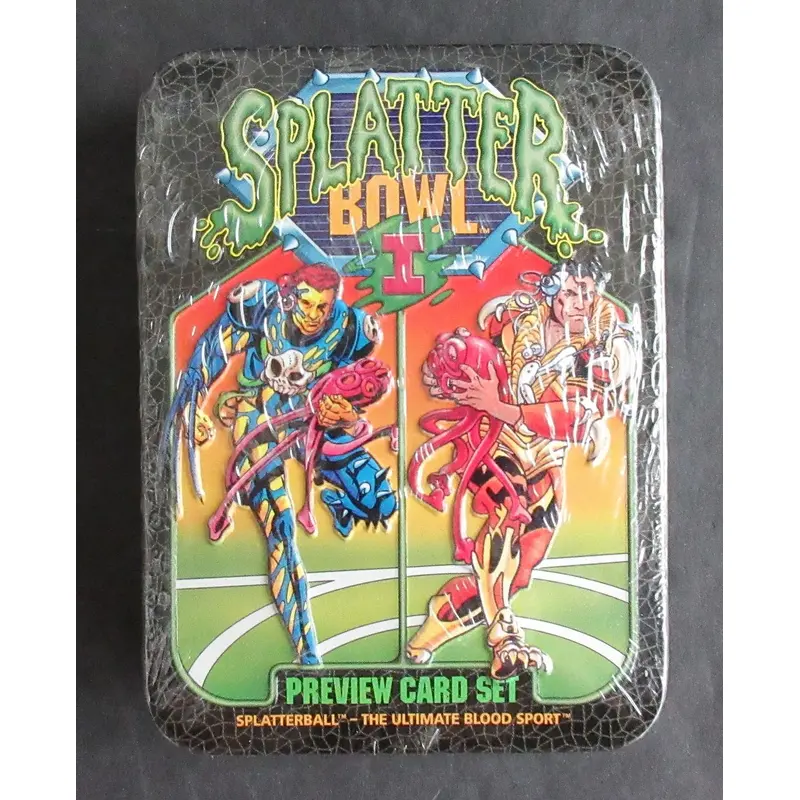 1993 Defiant Splatter Bowl I Preview Card Factory Set (Tin) (30)