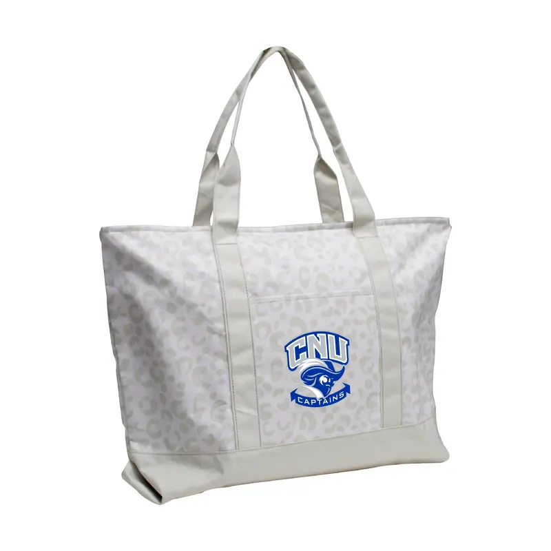 Christopher Newport U Leopard Pattern Tote