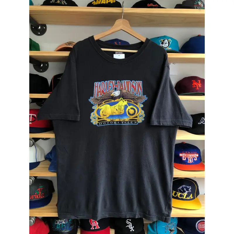 Vintage 2005 Harley Davidson Eagle Columbus, Ohio Tee Size 2XL