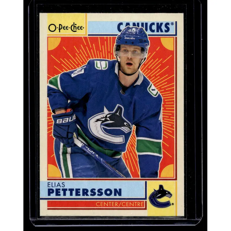2022-23 O-Pee-Chee - Retro Blank Back - Elias Pettersson #20