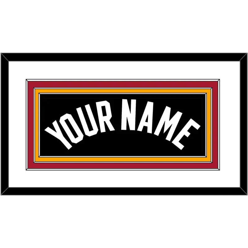 Miami Name - Road Black (1999-2008) - Triple Mat 2