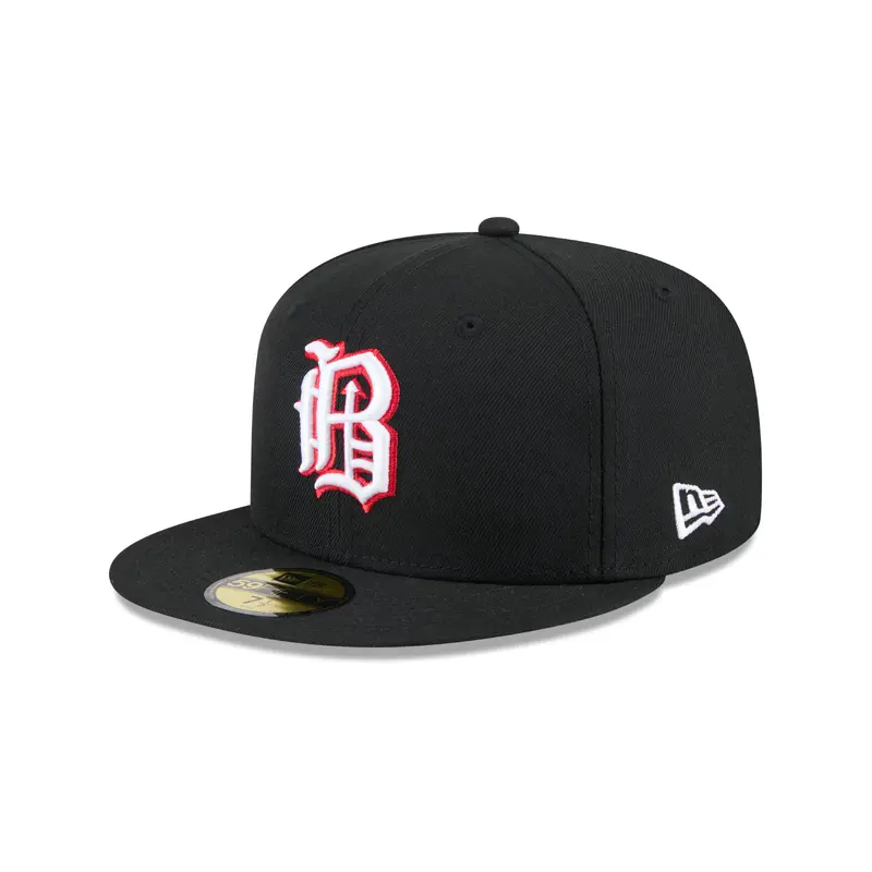 New Era - 59fifty Fitted - MiLB - AC Perf - Birmingham Barons - Black