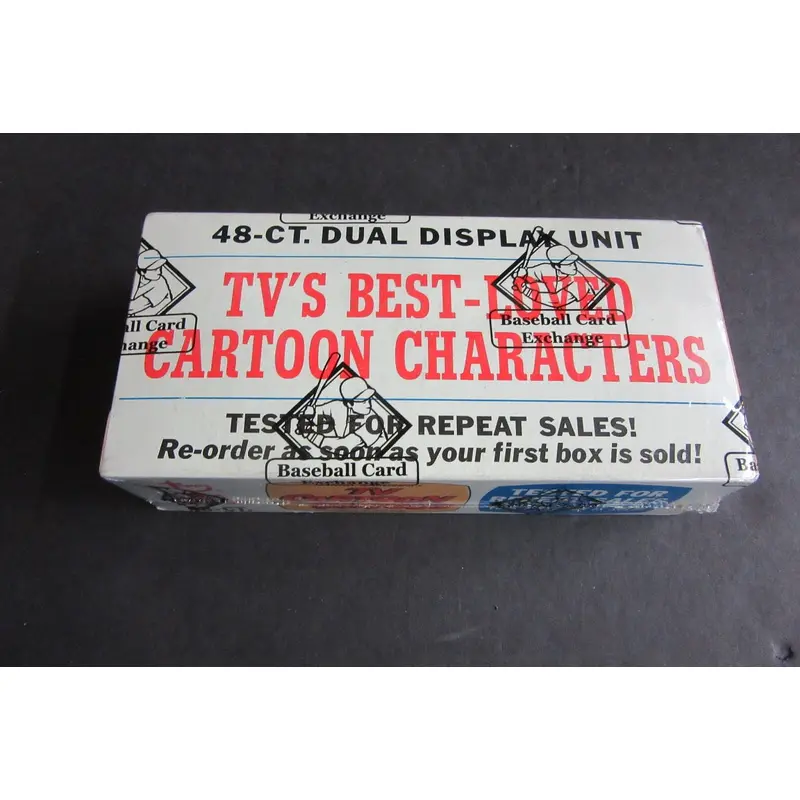 1971 Topps TV Cartoons Tattoos Dual Unopened Wax Box (BBCE)