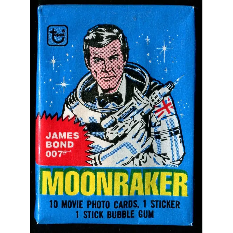 1979 Topps James Bond 007 Moonraker Unopened Wax Pack