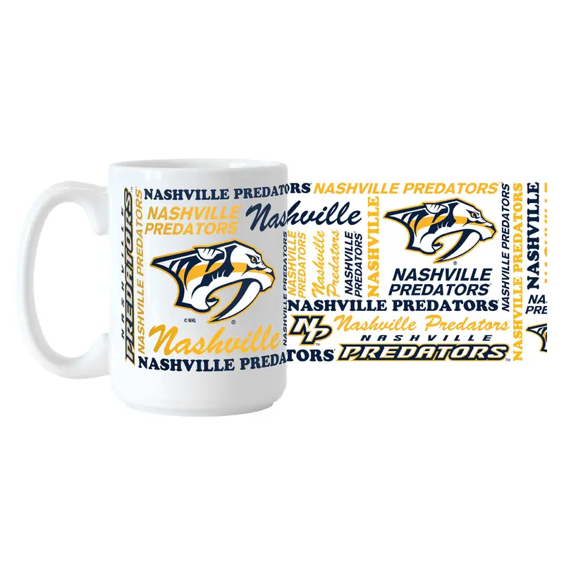 Nashville Predators 15oz Spirit Sublimated Mug